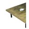 Pebbles Mosaic 1 Coffee Table in Stone and Brass by Brutalist Be 3