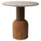 Serenity Fusion 50 Table in Iroko Wood by Alabastro Italiano 1