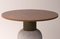 Serenity Fusion 40 Table in Alabaster and Iroko Wood by Alabastro Italiano 3