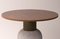 Serenity Fusion 40 Table in Alabaster and Iroko Wood by Alabastro Italiano, Image 3