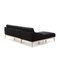 Black Sofa with Chaise Longue by Thai Natura 5
