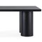 Black Oak Dining Table by Thai Natura 3