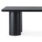 Black Oak Dining Table by Thai Natura 4