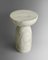 Pawn 2 Side Table or Stool in Calacatta Marble by Etamorph 4