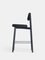 Chaises de Comptoir Residence 65 Noires par Jean Couvreur pour Kann Design, Set de 6 2