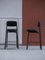 Black Residence 65 Counter Chairs by Jean Couvreur for Kann Design, Set of 6 3