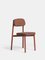 Brick Red Residence Chairs by Jean Couvreur for Kann Design, Set of 6 2