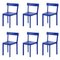 Chaises Galta en Chêne Bleu par Kann Design, Set de 6 1