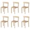 Galta Chairs in Oak by Kann Design, Set of 6 1