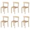 Galta Chairs in Oak by Kann Design, Set of 6, Image 1