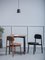Chaises Residence Noires par Jean Couvreur pour Kann Design, Set de 6 3