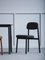 Chaises Residence Noires par Jean Couvreur pour Kann Design, Set de 6 4