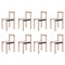 Tal Stühle aus Eschenholz von Léonard Kadid für Kann Design, 8 . Set 1