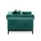 Fauteuil en Velours Vert par Thai Natura 4