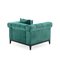 Fauteuil en Velours Vert par Thai Natura 5