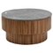 Large Teak and Stone Center Table by Thai Natura, Image 1