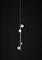 Lámpara colgante Demetra 2 de metal negro cepillado de Alabastro Italiano, Imagen 2