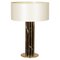 Seagram Nero Marquina Marble Table Lamp by Insidherland, Image 1