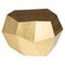 Tavolino da caffè medio Three Rocks in foglia d'oro di Insiderland, Immagine 1