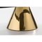 Golden Metal and Black Marble Coffee Table by Thai Natura 5
