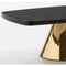 Golden Metal and Black Marble Coffee Table by Thai Natura 4