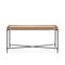 Wood, Leather and Metal Console Table by Thai Natura 5