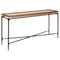 Wood, Leather and Metal Console Table by Thai Natura 1
