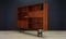 Credenza alta in teak con mobile bar, Scandinavia, anni '70, Immagine 4