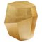 Tavolino alto Three Rocks in foglia d'oro di Insiderland, Immagine 1