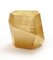 Tavolino alto Three Rocks in foglia d'oro di Insiderland, Immagine 3