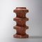Haut Vase, Bol et Pot en Travertin Rouge par Etamorph, Set de 3 9