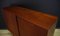 Credenza alta in teak con tre cassetti, Danimarca, anni '70, Immagine 5