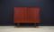 Credenza alta in teak con tre cassetti, Danimarca, anni '70, Immagine 1