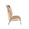 Chaise Basse Nomad avec Structure Naturelle par NORR11 4