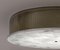 Lampada da soffitto Enkō in metallo brunito spazzolato di Alabastro Italiano, Immagine 4
