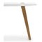 Golden Metal and White Wood Console Table by Thai Natura 3