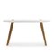 Golden Metal and White Wood Console Table by Thai Natura, Image 5