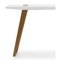 Golden Metal and White Wood Console Table by Thai Natura 4