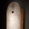Lámpara de pared Hikari pequeña de madera de iroko de Alabastro Italiano, Imagen 3