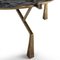 Metal and Black Stone Coffee Table by Thai Natura 2