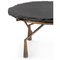 Metal and Black Stone Coffee Table by Thai Natura 4