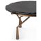 Metal and Black Stone Coffee Table by Thai Natura, Image 4