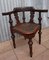 Antique Corner Chair in Carved Oak 12