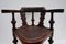 Antique Corner Chair in Carved Oak, Image 2