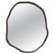 Medium Dark Varnish Ondulation Mirror by Alice Lahana Studio, Image 1