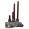 Heliotrope Seftonite Abra Candleholder by Studio DO, Image 1