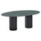 Doris Green Serpentino Marble Oval Dining Table by Fred and Juul, Image 1