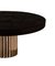 Doris Ebonized Oak Round Dining Table by Fred and Juul 5