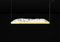 Lámpara colgante Giapeto de metal dorado brillante de Alabastro Italiano, Imagen 2