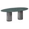 Doris Green Serpentino Marble Oval Dining Table by Fred and Juul, Image 1